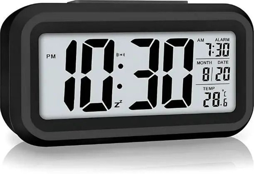 Elara Elara Collective Digital Black Clock - Flipkart Deal