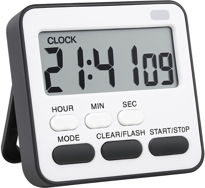 AERYS Digital Black Clock