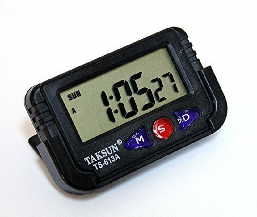 TAKSUN Digital Black Clock