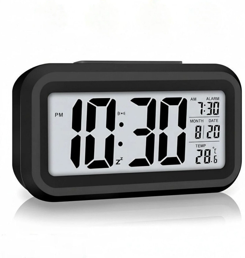 QuickCartX QuickCartX Digital Black Clock - Flipkart Deal