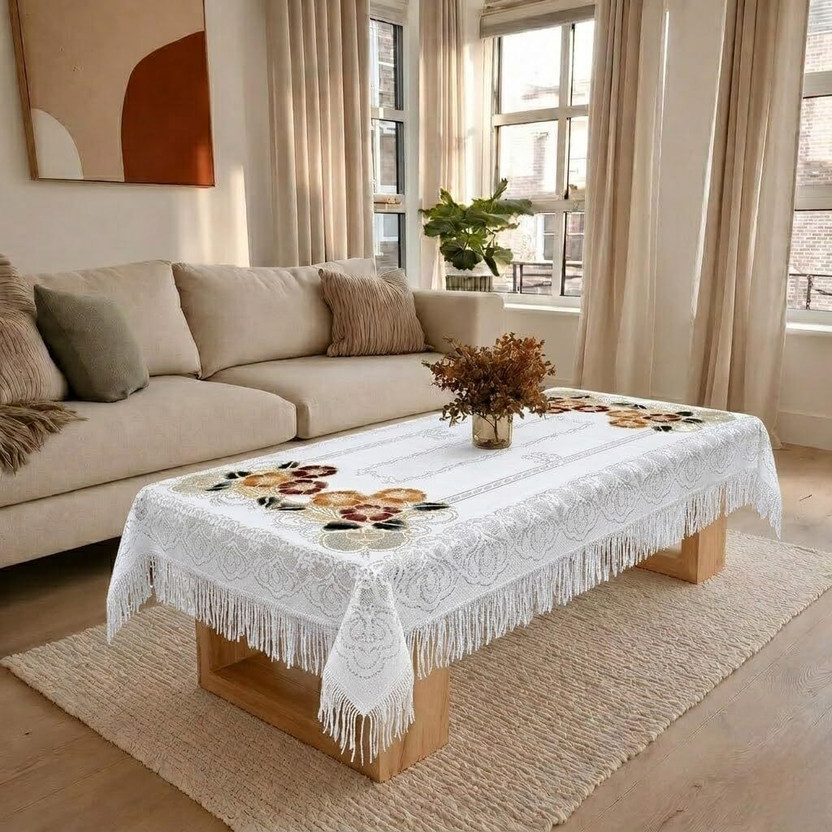 Sparklings Sparklings Polyester 4 Seater Floral Table Cover(Multicolor) - Flipkart Deal