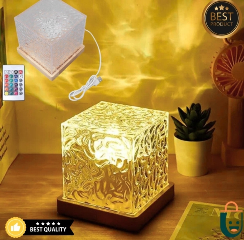 VS VS GLOBAL Dynamic Water Ripple Ambient Night Light Night Lamp(11.5 cm, Beige) - Flipkart Deal