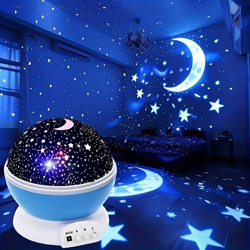 ANKRI Star Master Night Light Projector Children Kids Baby Night Lamp(13 cm, Multicolor)