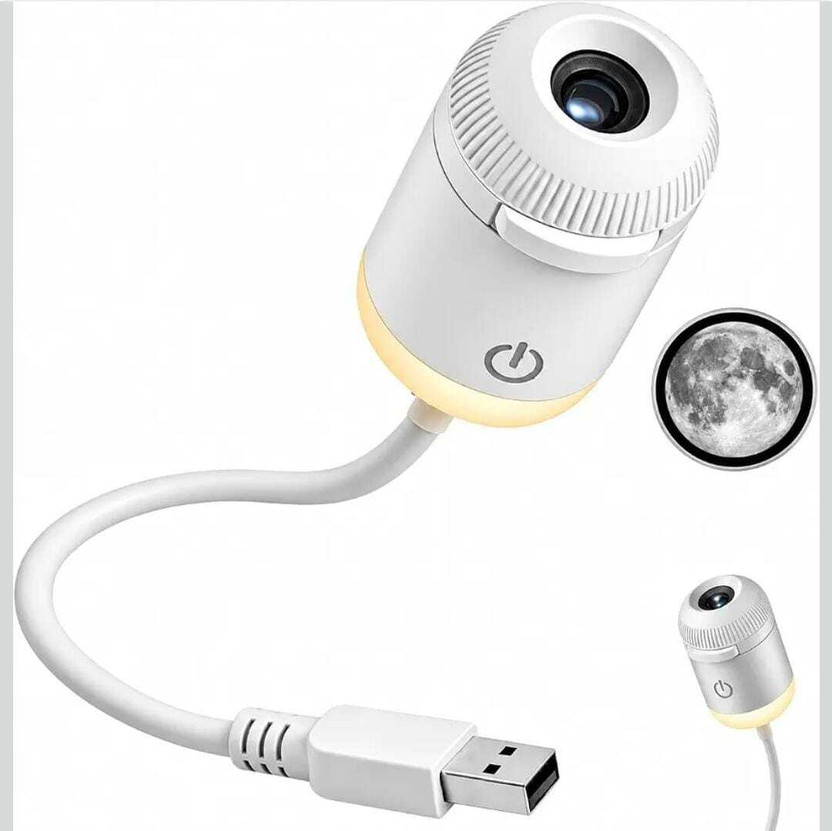 MS MS FASHION USB Galaxy Star Projector Night Lamp for Bedroom & Home Decoration Night Lamp(10 cm, White, Gold) - Flipkart Deal