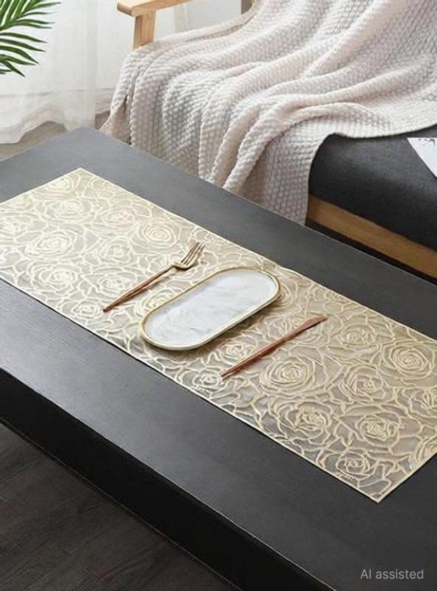 Castle Decor Gold 92 cm Table Runner(PVC)