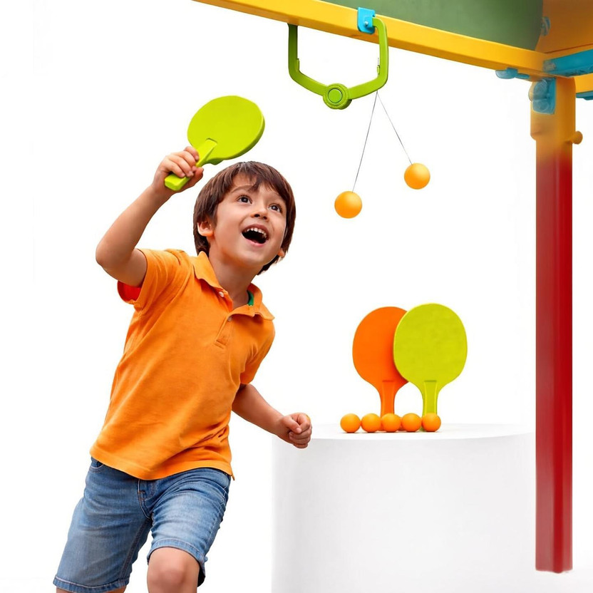 AKTOM AKTOM Children Indoor Hanging Table Tennis Trainer Set Ping Pong Ball for Kids Table Tennis Kit - Flipkart Deal