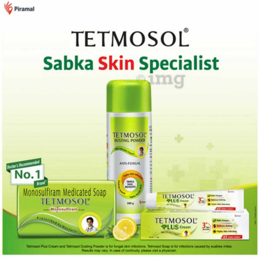 Tetmosol SOAP.TETMOSOLL.PLUS CREAM POWDER RELIEVES ICTHING.FUNGAL.SKIN