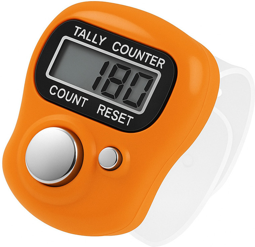 Luxurium decor Counter for Chanting Mantra, Tally Counter Finger Ring, Chanting Count Machine Digital Tally Counter(Multicolor)