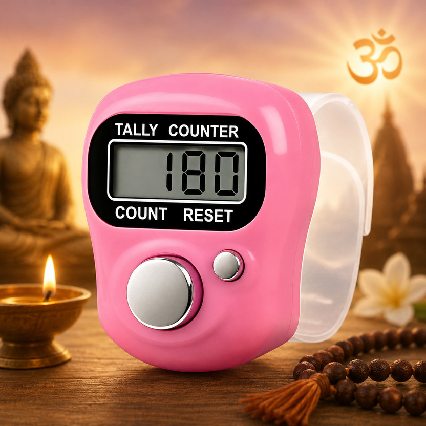 ARRUM mini tally counter jaap mala Digital Tally Counter(Multicolor Pack of 1, Buyer Will Receive Any Colour Tasbeeh On Order (NO FIX COLOUR WILL COME))