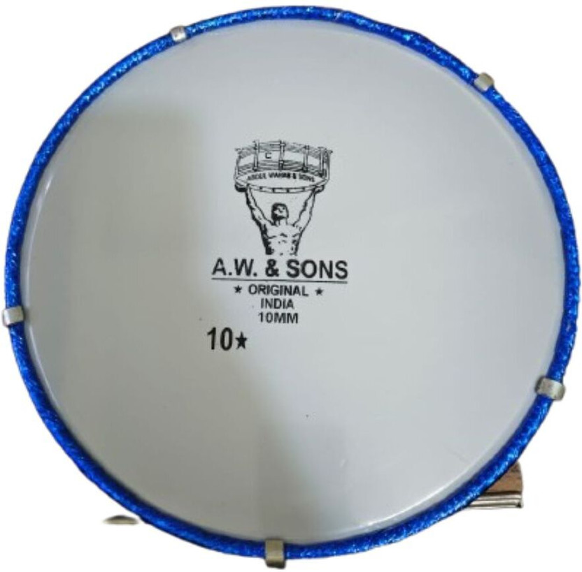Drumping BT02/10 inch Nut & Bolts Dholak(Black)