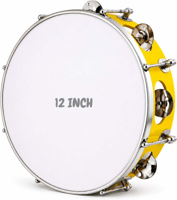 Kizlo Kizlo 30.48 cm With Head Tambourine(Metal, Plastic) - Flipkart Deal