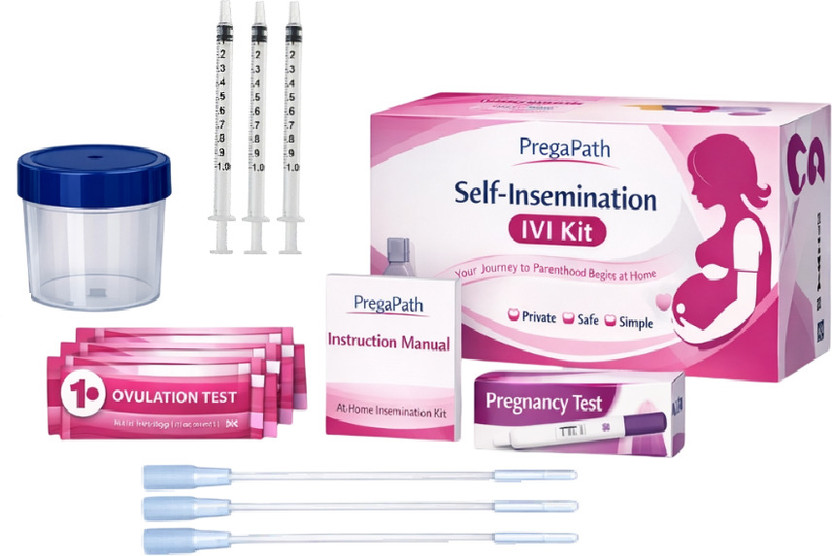 positive vibes Self-Insemination Kit |At Home IVI/IUI Fertility Kit | Safe-Discreet-Effective | Tampons(Pack of 3)