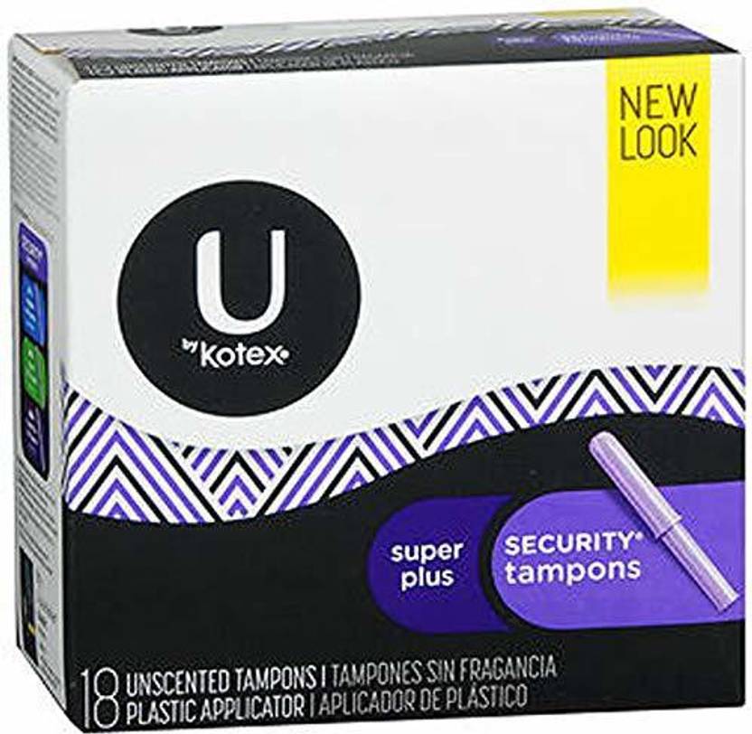 U by Kotex Super Plus Security Tampons Super Plus 18 ct Tampons