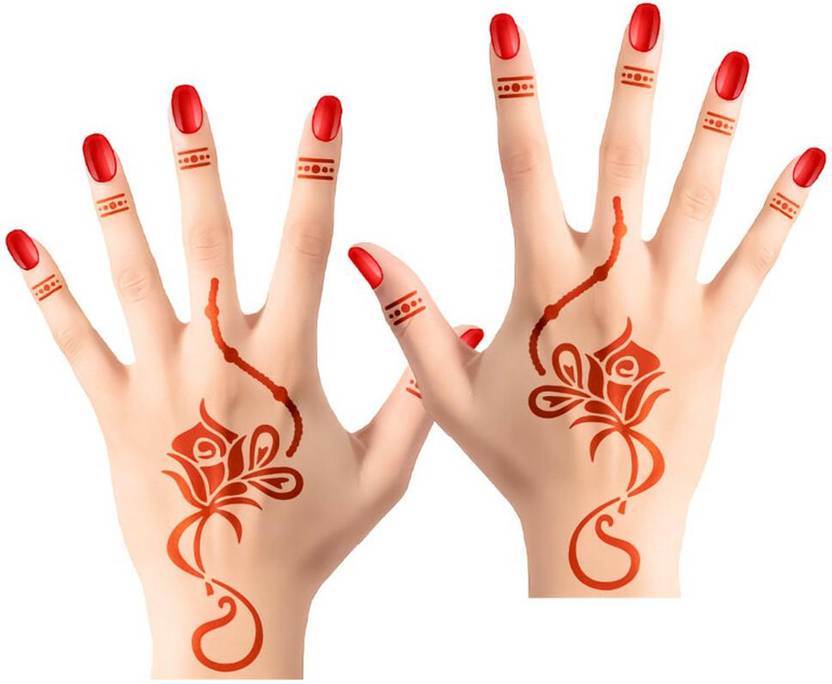 APCUTE Mehendi stencil A91 Price in India, Buy APCUTE Mehendi