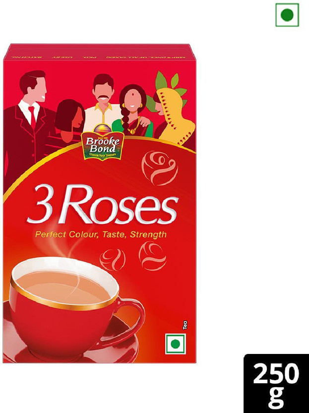 Flipkart 3 Roses Brooke Bond Premium Black Tea Box(250 g) - Flipkart Deal