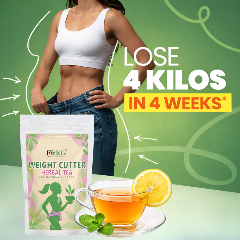 fit kg handmade product Weight Loss Tea, herbal weight loss green tea, Slimming Tea for Women's Ginger, Lemon Grass, Mint, Rose Herbal Tea Pouch(60 g)