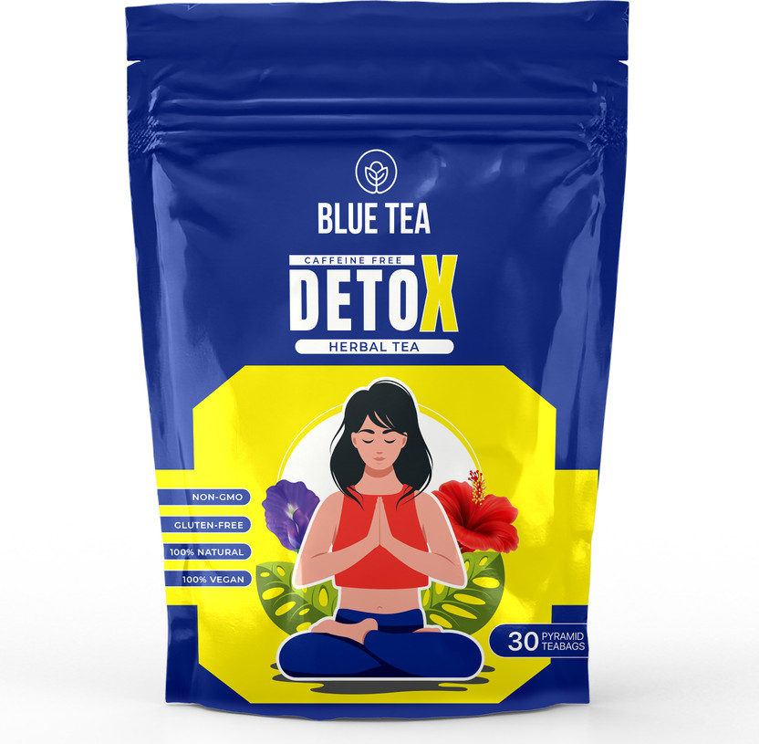BLUE BLUE TEA Detox Tea | Improves Digestion-Body Detoxification | Caffeine Free Hibiscus Herbal Tea Bags Pouch(30 Bags) - Flipkart Deal