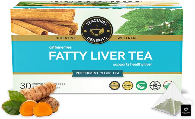 TEACURRY Fatty Liver Tea Helps with Abdominal Swelling, Ascites