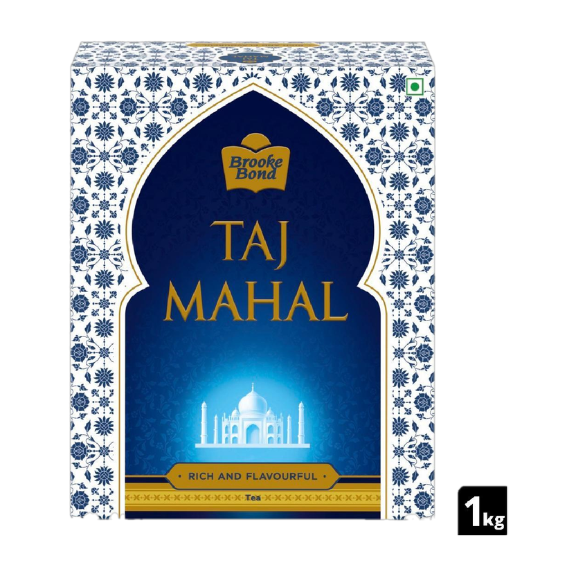 Taj Mahal Rich and Flavourful Chai - Premium Leaf Black Tea Box(1 kg)