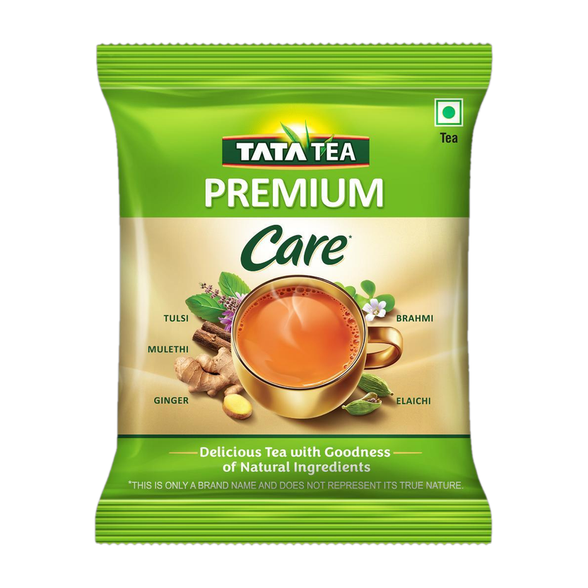 Tata Tea Premium Care Leaf Ginger, Cardamom, Tulsi, Brahmi, Mulethi Black Tea Pouch(250 g)