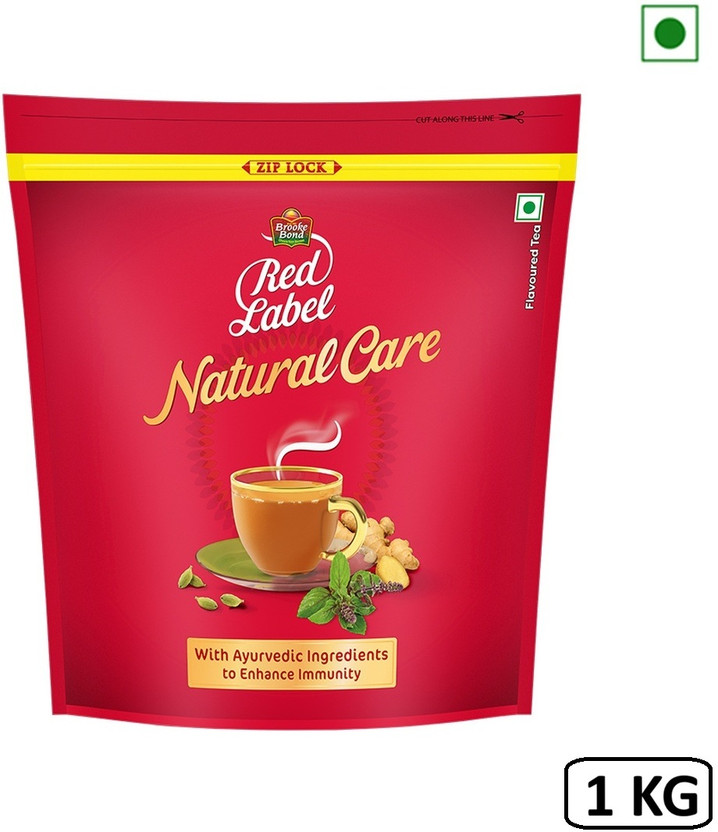 Red Label Natural Care Mulethi, Ginger, Cardamom, Tulsi, Ashwagandha Tea Pouch(1 kg)