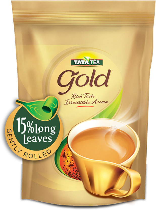 Tata Tea Gold Black Tea with Gently Rolled Aromatic Long Leaves Unflavoured Black Tea Pouch(750 g)
