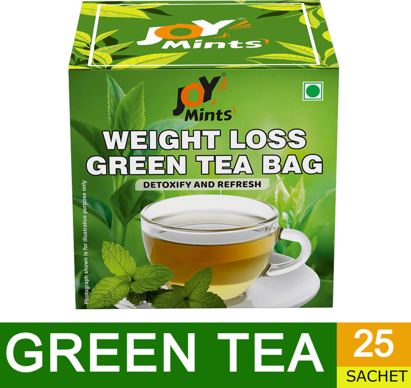 joy mints Green Tea for weight loss with Premium tea leaves Green Tea Bags Box Assorted Green Tea Box(100 g)