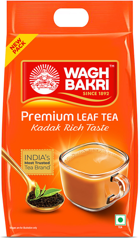 Waghbakri Premium Leaf Tea Pouch(1.25 kg)