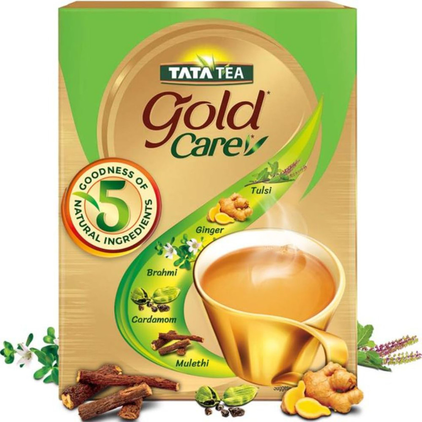 Tata Tea Gold Care Goodness of 5 Ingredients, Tea Box(500 g)