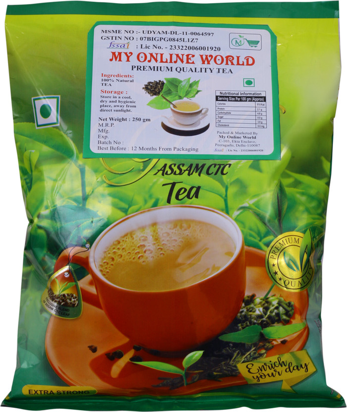 My Online World Tea Leaves ( 100% Natural ) Tea Pouch(250 g)