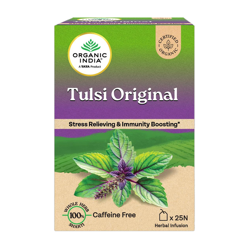 ORGANIC INDIA Original Tulsi Tea Bags Box(25 Bags)