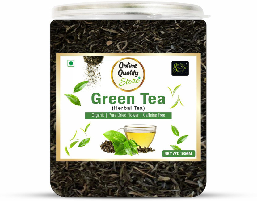 Online Quality Store Organic Green Tea| 100% Pure & Natural Herbal Green Tea Leaves | Boost immunity Green Tea Tin(100 g)