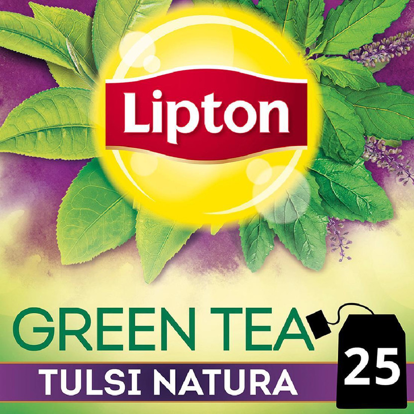 Lipton Natura Tulsi Green Tea Bags Box(25 Bags)