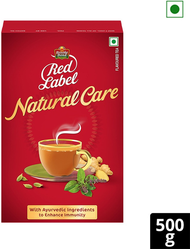 Red Label Natural Care Cardamom, Ginger, Liquorice, Tulsi Tea Box(500 g)