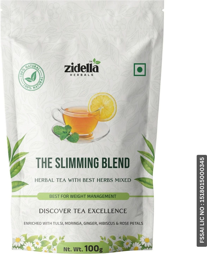 Nutrio Herbal Weight loss Slimming tea - Boost Metabolism used for Detox Lemon Grass Green Tea Pouch(100 g)
