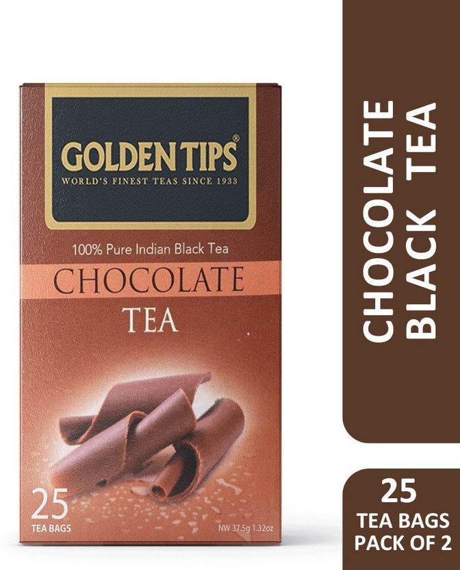 Golden Golden Tips Classic Chocolate Chocolate Black Tea Bags Box(2 x 37.5 g) - Flipkart Deal
