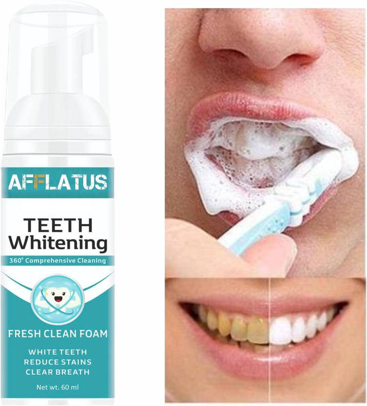 Afflatus Teeth Whitening Mousse Foam To Deeply Cleaning Gums, Stain Removal Teeth Whitening