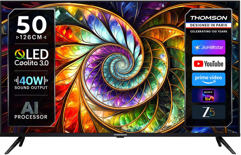 Thomson ALPHA 126 cm (50 inch) Full HD LED Smart Linux TV 2026 Edition(50AlphaQ999)