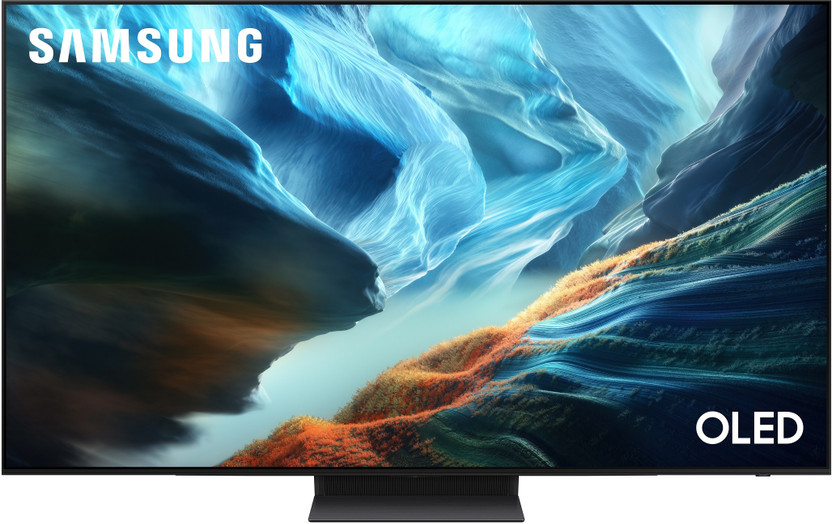 Samsung Vision AI 163 cm (65 inch) OLED Ultra HD (4K) Smart Tizen TV with 4K AI Upscaling Pro OLED HDR+ NQ4 AI Gen3 Processor Glare Free AI Football Mode Pro Multiple Voice Assistance Remote Control Dolby Atmos Samsung Knox Security 150+ Free Channels(QA65S90HAELXL)