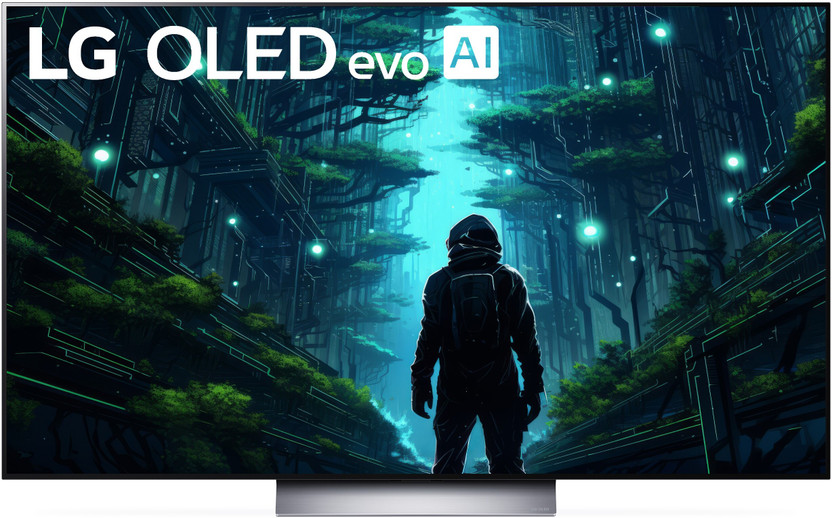 LG OLED C3 139 cm (55 inch) OLED Ultra HD (4K) Smart WebOS TV with Alpha9 AI Processor 4K Gen6, AI Picture Pro, ThinQ AI, 120 Hz Refresh Rate, NVIDIA G-Sync, Dolby Vision, Dolby Atmos, HDR10, HLG, AMD FreeSync, Game Optimizer, Magic Remote Control, 5 Years OS Upgrade(OLED55C3PSA)