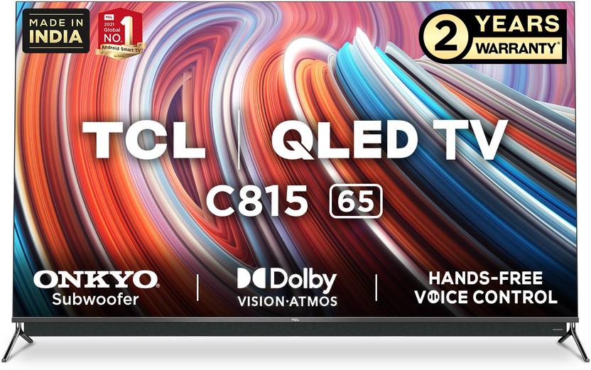 TCL C815 Series 164 cm (65 inch) QLED Ultra HD (4K) Smart Android TV