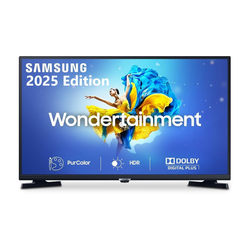 Samsung Samsung 80 cm (32 inch) HD Ready LED Smart Android TV with 2025 LED Panel | Mega Contrast | PurColor | HD Picture Quality | Slim(UA32T4340BKXXL) - Flipkart Deal