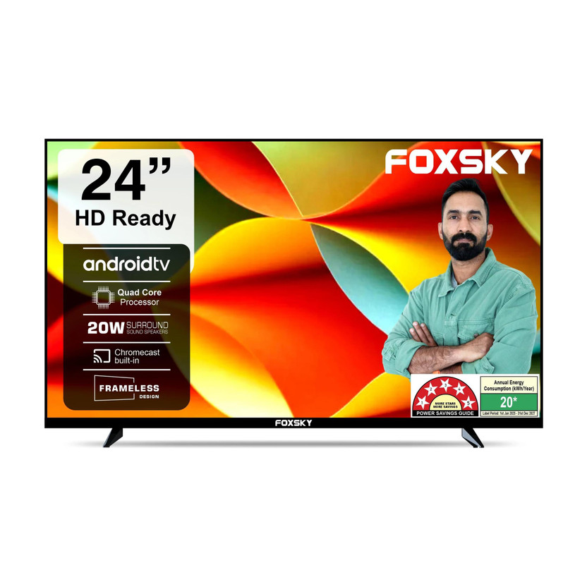 Foxsky 60 cm (24 inch) HD Ready LED Smart Android TV(24 FSELS PRO)