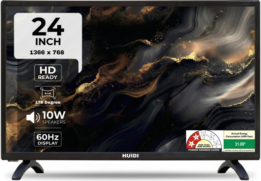 HUIDI 60 cm (24 inch) HD Ready LED TV(HD24D1M19)