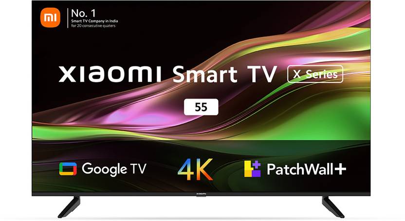 XIAOMI X Series 138 cm (55 inch) Ultra HD (4K) LED Smart Google TV with 4K Dolby Vision | HDR 10 | Dolby Audio |,DTS X | DTS Virtual: X | Vivid Pictur