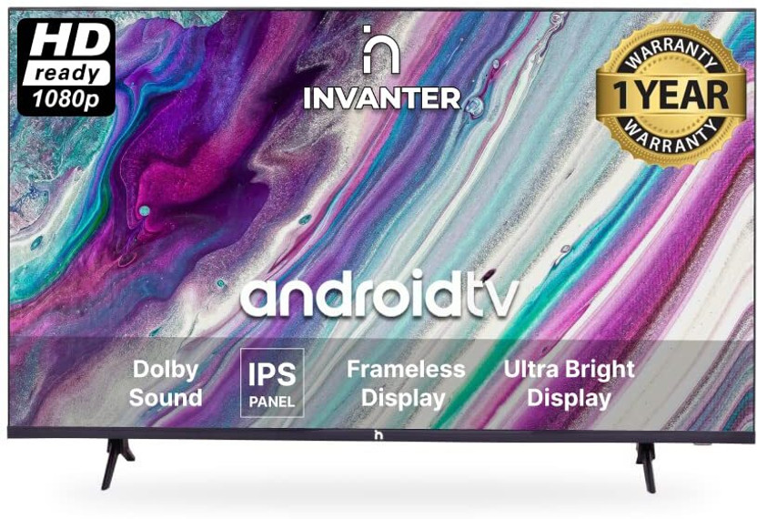 INVANTER INVANTER Nova Series 80 cm (32 inch) HD Ready LED Smart Android TV with Miracast | Web Browser | Dolby Audio(IN32SFL) - Flipkart Deal