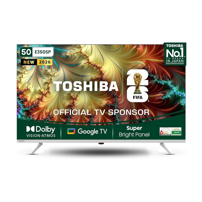 TOSHIBA 127 cm (50 inch) Ultra HD (4K) LED Smart Google TV(50E350SP)