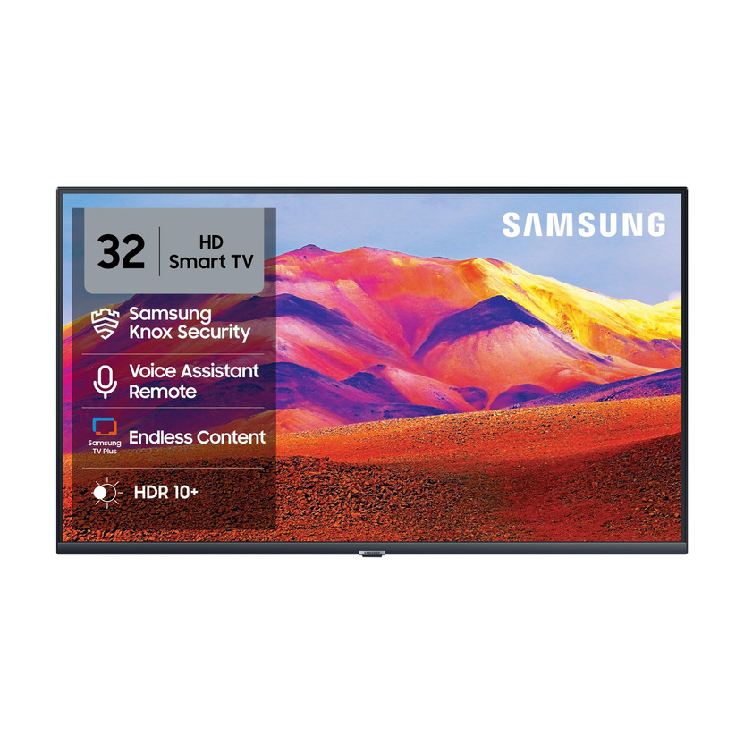Samsung 80 cm (32 inch) HD Ready LED Smart Tizen TV 2026 Edition with Voice Assistance Remote Control 150+ Free Channels HDR 10+ Support PurColor Samsung Knox Security Object Tracking Sound Lite Adaptive Sound Q-Symphony(UA32H4600FUXXL)