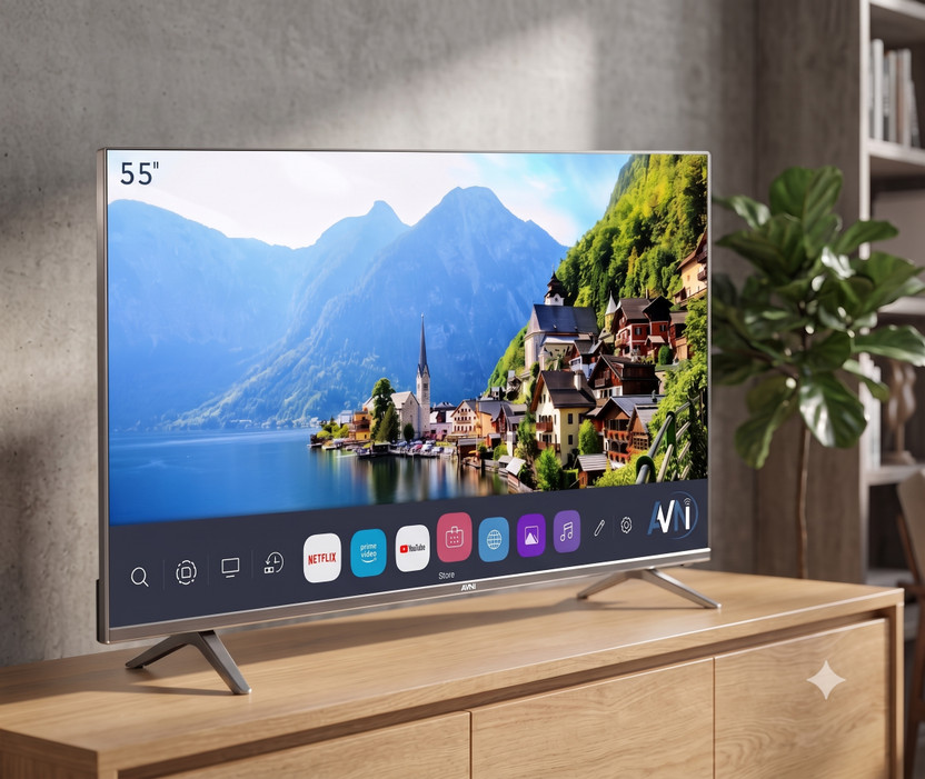 Avni Avni 139 cm (55 inch) Ultra HD (4K) LED Smart WebOS TV with webOS , Voice Control Remote(AV55-WS) - Flipkart Deal