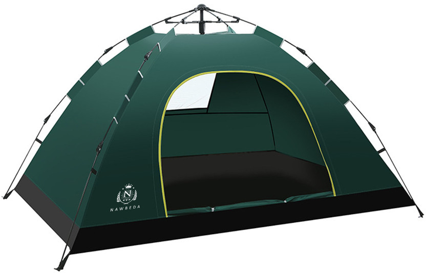 Nawbeda Best Quality Auto Tent 2 Person dome camping tent Tent - For Camping, hiking, Picnic, Camp, Trekking, Outdoor, Adventure(Green)